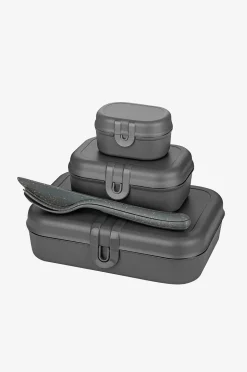 Koziol Set Med 2x Lunchbox Och Bestick Pascal Ready
