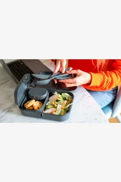 Koziol Set Med 2x Lunchbox Och Bestick Pascal Ready