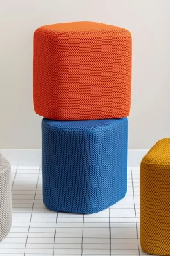 Leitmotiv Sittpuff Retro Mesh