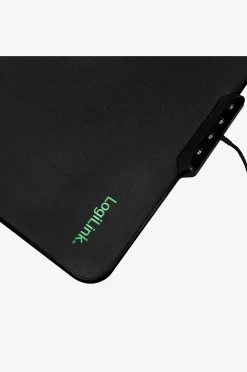 LogiLink Gaming Musmatta med LED-belysning