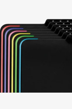 LogiLink Gaming Musmatta med LED-belysning