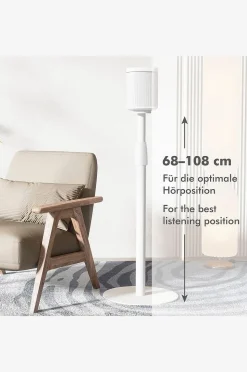 LogiLink Golvstativ Sonos Era 100 / Era 300 682-1068 mm