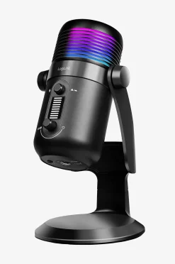 LogiLink Mikrofon med LED-belysning USB