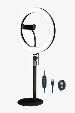 LogiLink Ring Light for Smartphone Ø 25 cm med bordsstativ