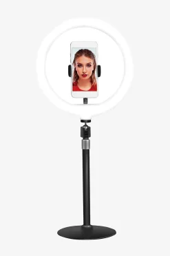 LogiLink Ring Light for Smartphone Ø 25 cm med bordsstativ