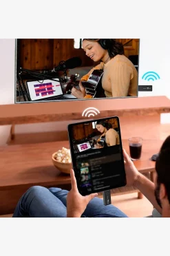 LogiLink Trådlös överföring USB-C till HDMI 4k 60hz