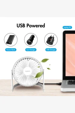 LogiLink USB bordsfläkt ø 12,7 cm