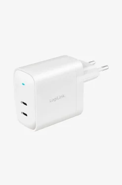 LogiLink USB-laddare 2 x USB-C PD 40W