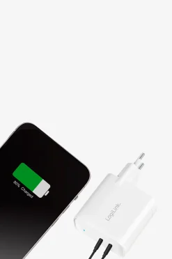 LogiLink USB-laddare 2 x USB-C PD 40W