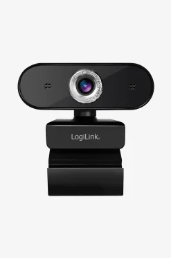 LogiLink Webbkamera HD 1080p med inbyggd mikrofon