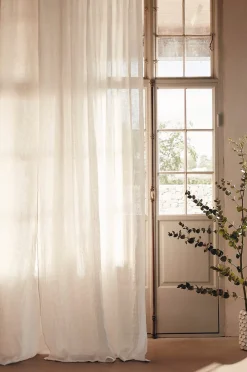 Lovely Linen Gardin Airy i tvättat lin