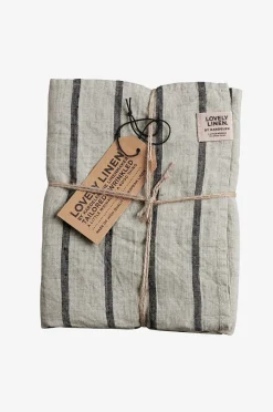 Lovely Linen Kökshandduk Misty i tvättat lin