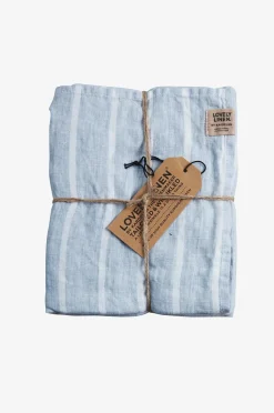 Lovely Linen Kökshandduk Misty i tvättat lin