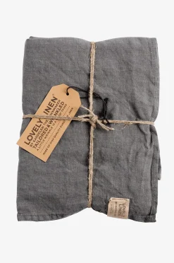 Lovely Linen Kökshandduk Misty i tvättat lin