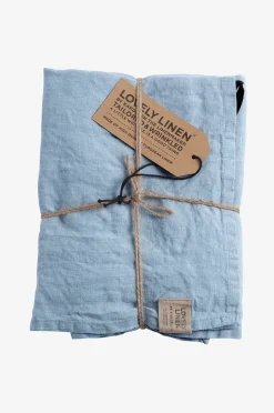 Lovely Linen Kökshandduk Misty i tvättat lin