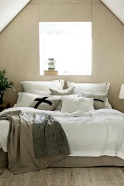 Lovely Linen Påslakan Misty i tvättat lin