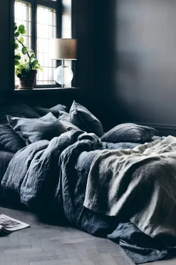 Lovely Linen Örngott Misty i tvättat lin