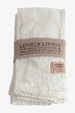 Lovely Linen Servett Lovely i tvättat lin, 4-pack