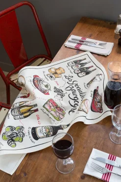 Maison Vivaraise Kökshandduk Specialites De Bourgogne 48 X 72