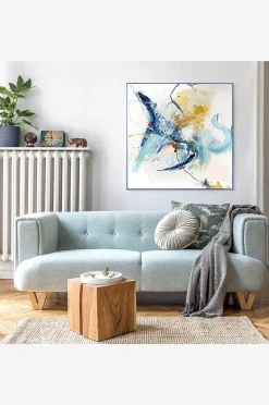 Malerifabrikken Confidential Blue / Blandad målning / 100 X 100 cm