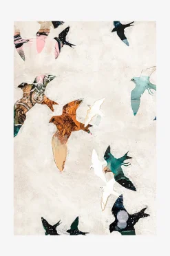 Malerifabrikken Poster Abstract Birds 1