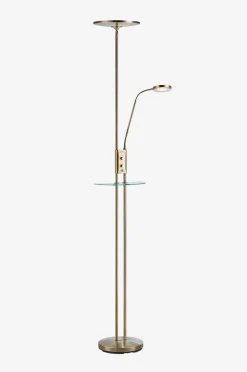 Markslöjd FRIEND Golvlampa LED Antik Mässing USB