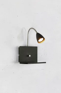 Markslöjd Vägglampa Logi Svart