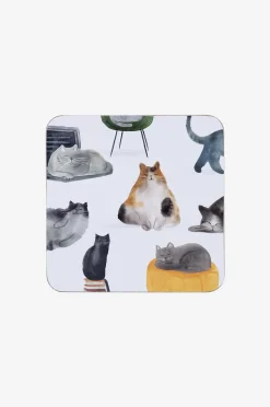 Maxwell & Williams Glasunderlägg Coasters 4-p Cats