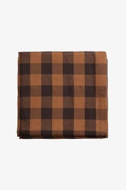 Midnatt Sängöverkast Gingham