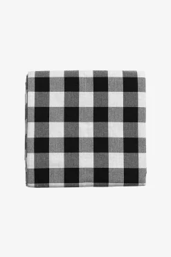 Midnatt Sängöverkast Gingham