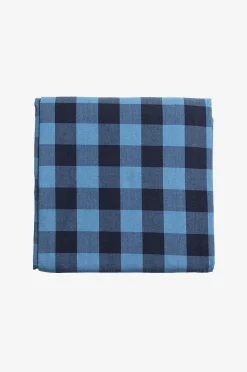 Midnatt Sängöverkast Gingham