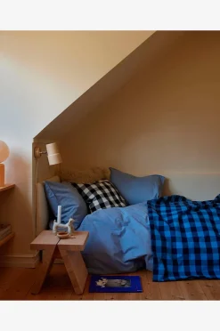 Midnatt Sängöverkast Gingham