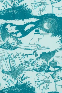Moomin Arabia Mumin bäddset 150x210 Segling Gots
