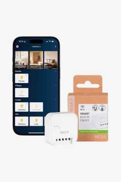 Nexa Inbyggnadsmottagare Wbr-01 Smart 1800w System Nexa 2 Wifi/433 På/av