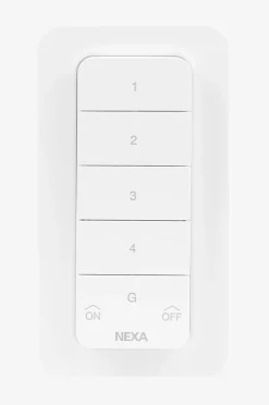 Nexa Myct-2107 Fjãrrkontroll Med Magnetfãste 4-kanaler 433 Mhz