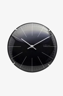 NeXtime Väggklocka Big Stripe Mini Dome Ø20 cm