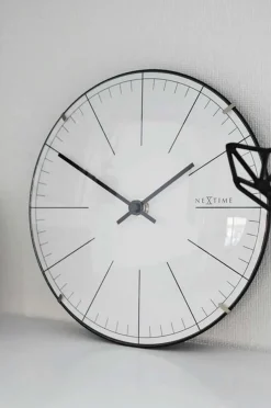 NeXtime Väggklocka Big Stripe Mini Dome Ø20 cm