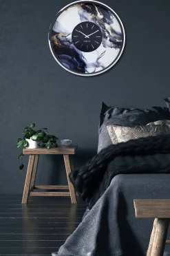 NeXtime Väggklocka Marble Duo 48 cm