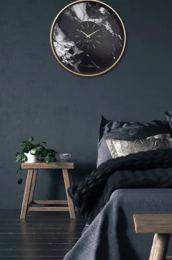 NeXtime Väggklocka Marble Duo 48 cm