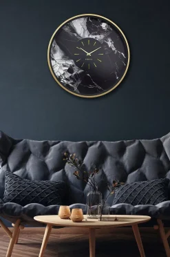 NeXtime Väggklocka Marble Duo 48 cm