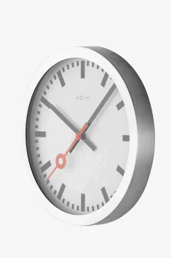 NeXtime Väggklocka Station Stripe Ø35 cm