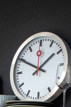 NeXtime Väggklocka Station Stripe Ø35 cm
