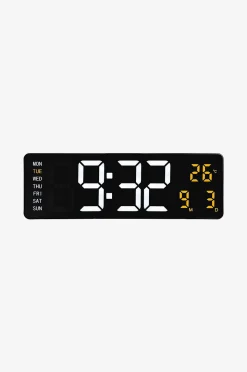 NeXtime Väggklocka Super Digi Digital 39 cm Svart