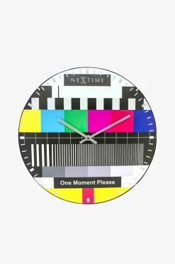 NeXtime Väggklocka Testpage Dome Ø35 cm
