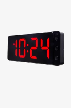NeXtime Väggklocka/bordsklocka Digital 27 cm Svart/Röd