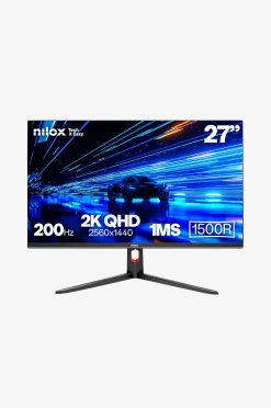 Nilox Bildskärm 27" Curved Gaming VA 2K 200Hz 1ms