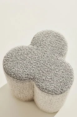Pastill Bodhi puff i bouclé ø 40 cm