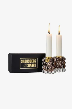 Skogsberg&Smart Ljusstake Hurricane Boule Petite 2-pack