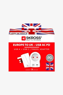SKROSS Reseadapter USB-A/USB-C 20W