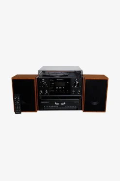Soundmaster Stereo Music Centre Mcd5600 With Dab+/fm Radio, Cd/mp3, Turntable, Double Cassette, Usb, Bluetooth